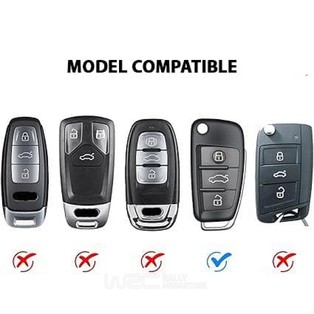 PROTEGE CLES + PORTE CLES AUDI RS3 GRIS | WRC Rally Mega.Store