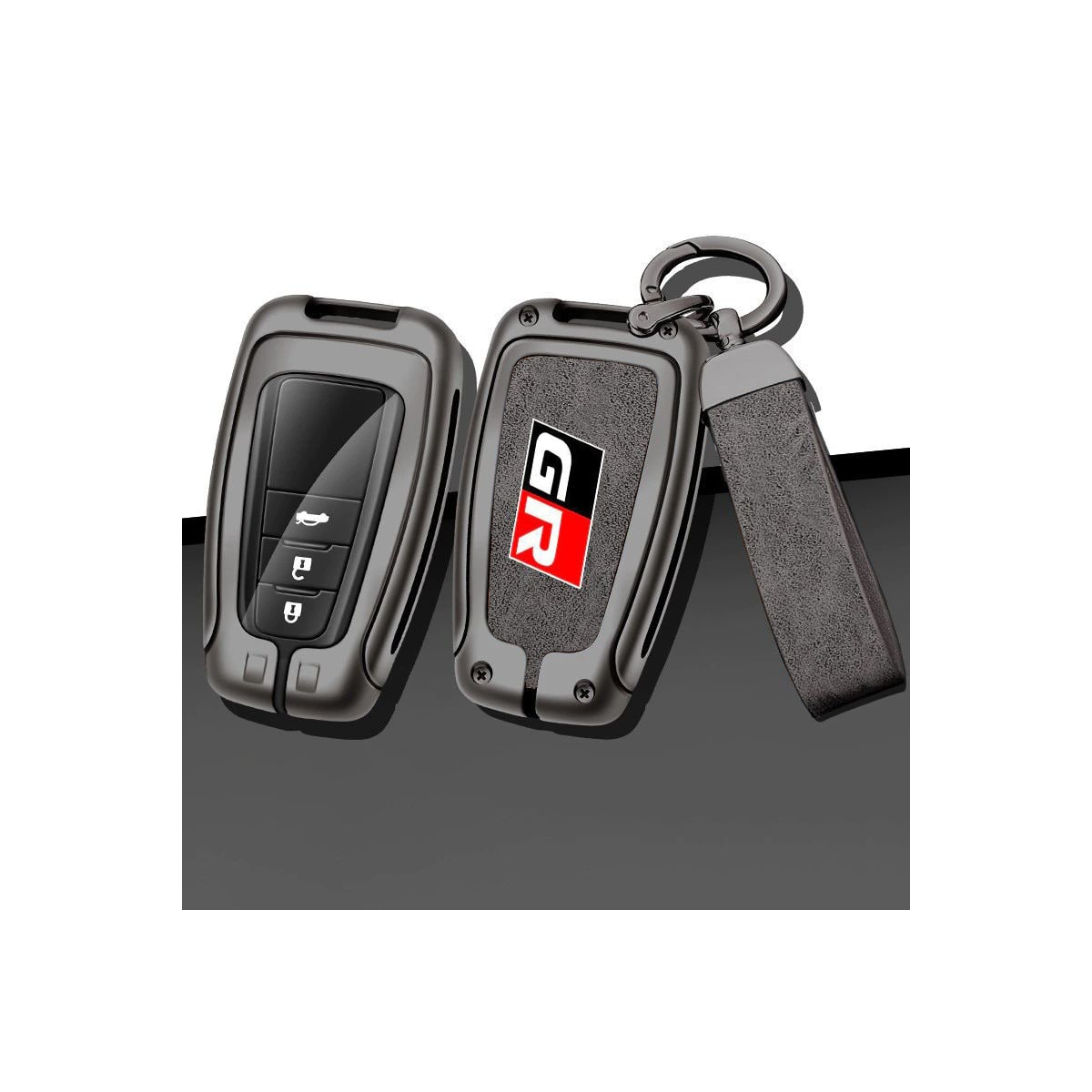PROTEGE CLE + PORTE CLES TOYOTA GR GRIS | WRC Rally Mega.Store