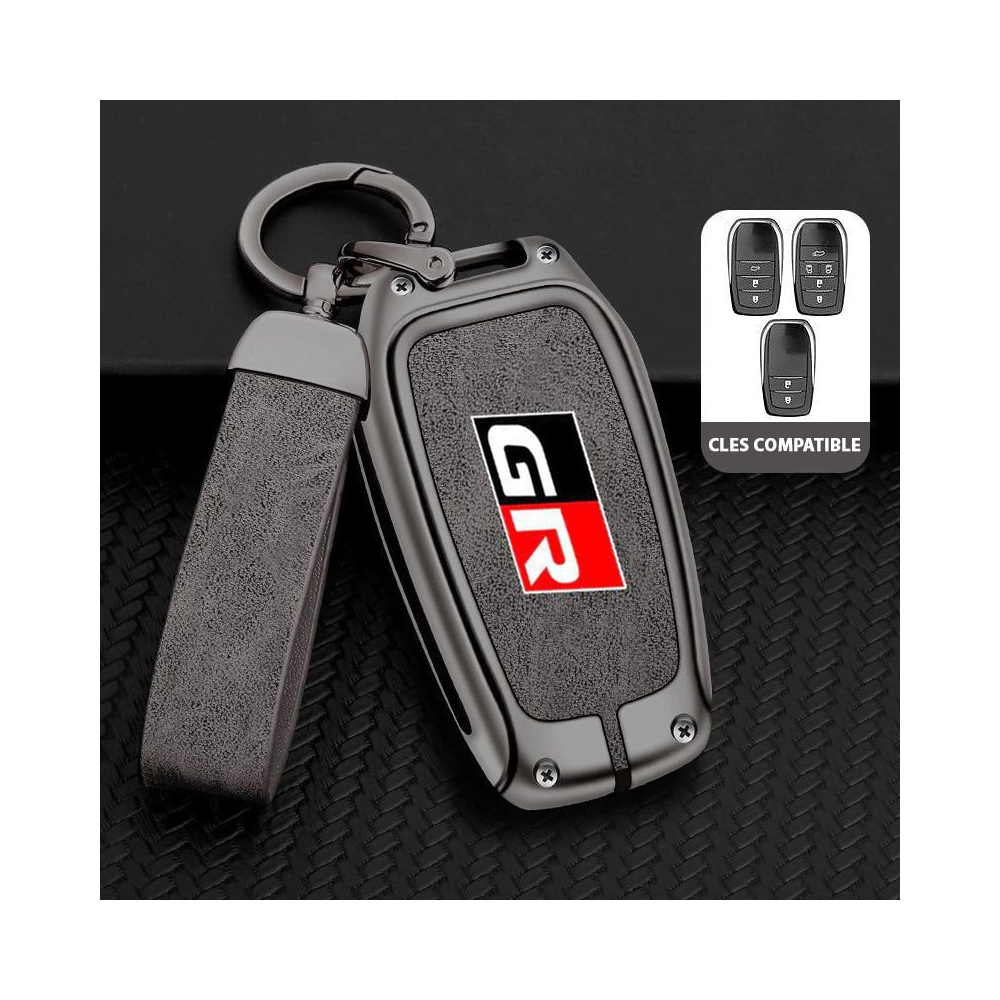 PROTEGE CLE + PORTE CLES TOYOTA GR GRIS | WRC Rally Mega.Store