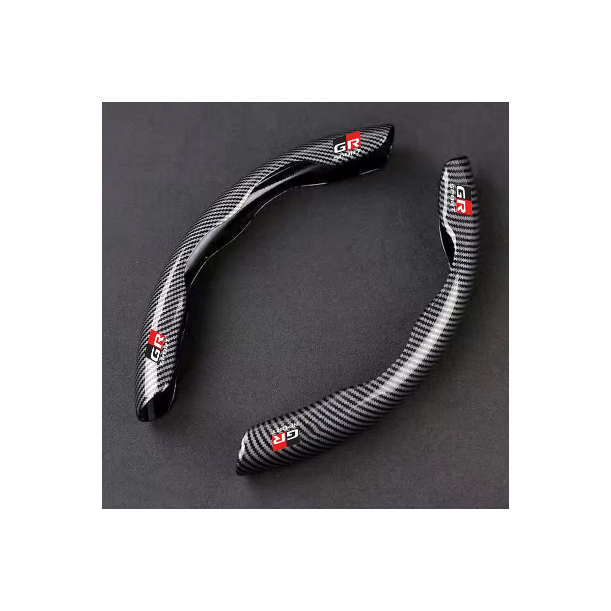 COUVRE VOLANT NOIR FIBRE DE CARBONE POUR TOYOTA GR SPORT | WRC Rally Mega.Store