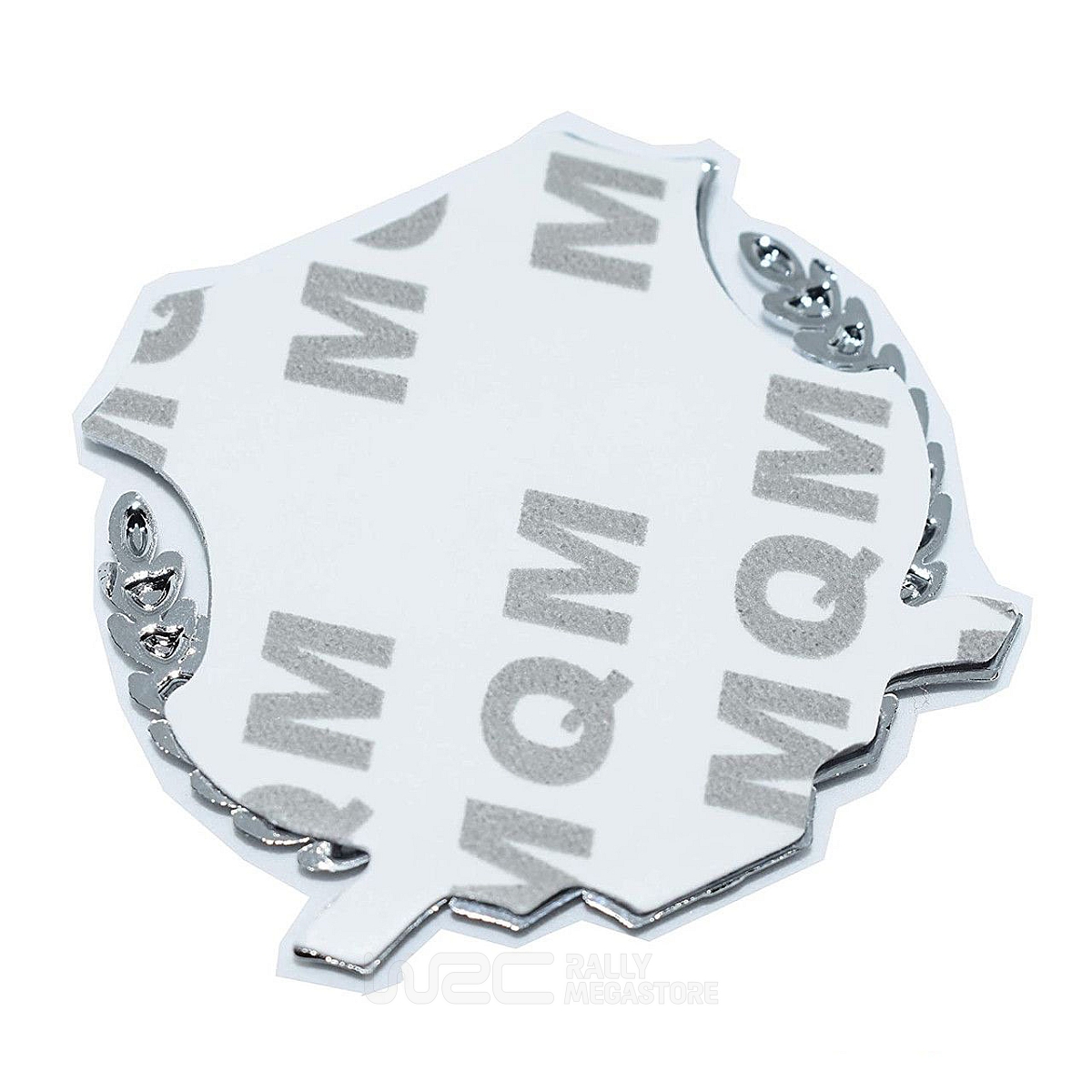 EMBLEME BOUCLIER LOGO AUDI SILVER | WRC Rally Mega.Store