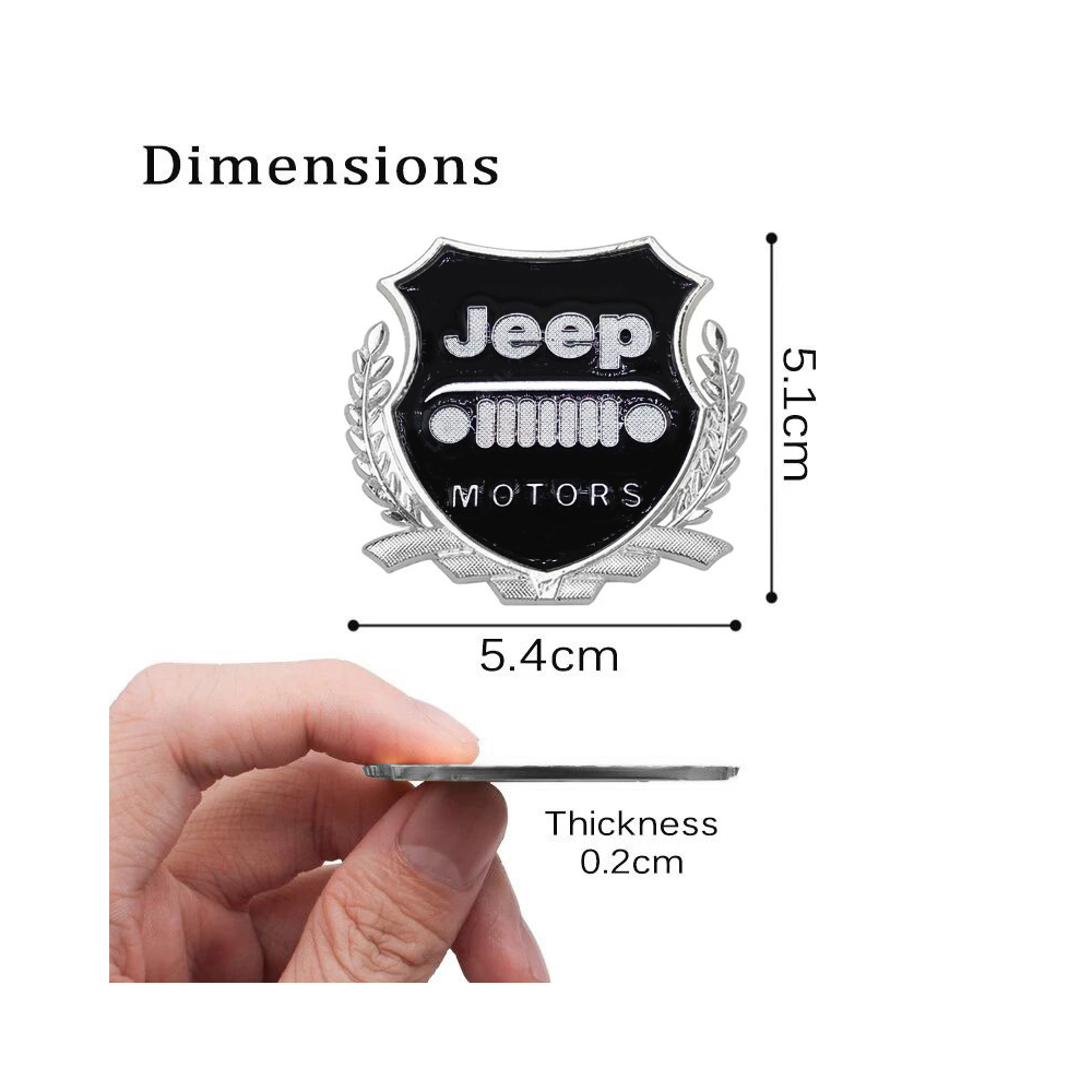 EMBLEME BOUCLIER LOGO JEEP | WRC Rally Mega.Store