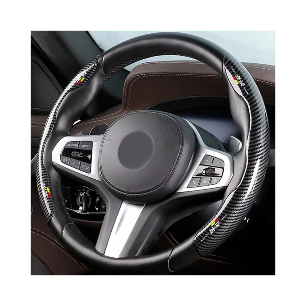COUVRE VOLANT NOIR FIBRE DE CARBONE POUR HONDA MUGEN POWER | WRC Rally Mega.Store