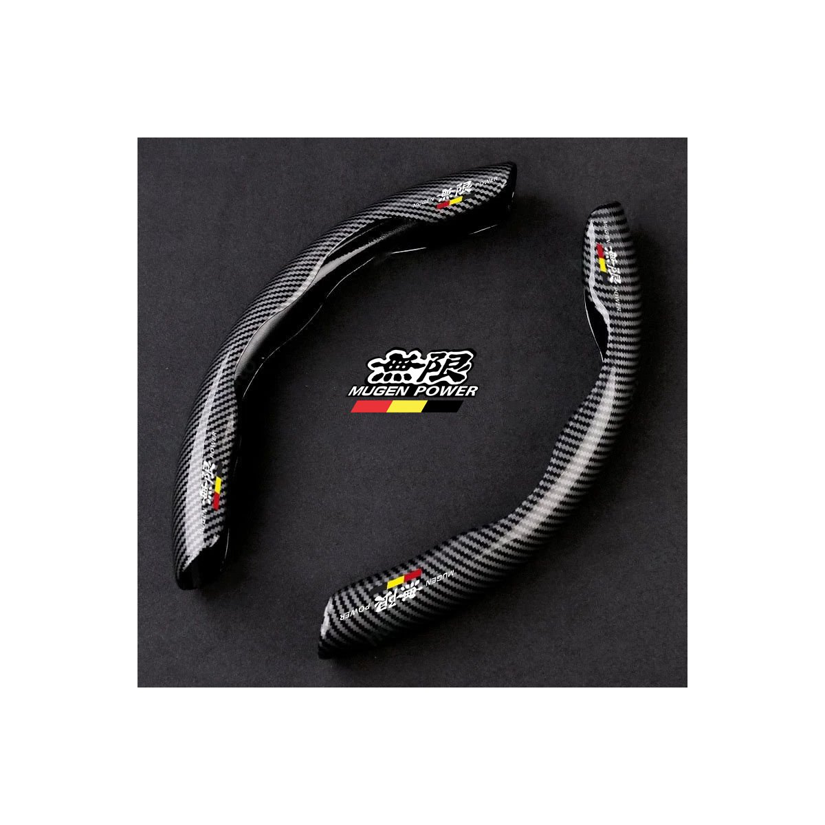 COUVRE VOLANT NOIR FIBRE DE CARBONE POUR HONDA MUGEN POWER | WRC Rally Mega.Store