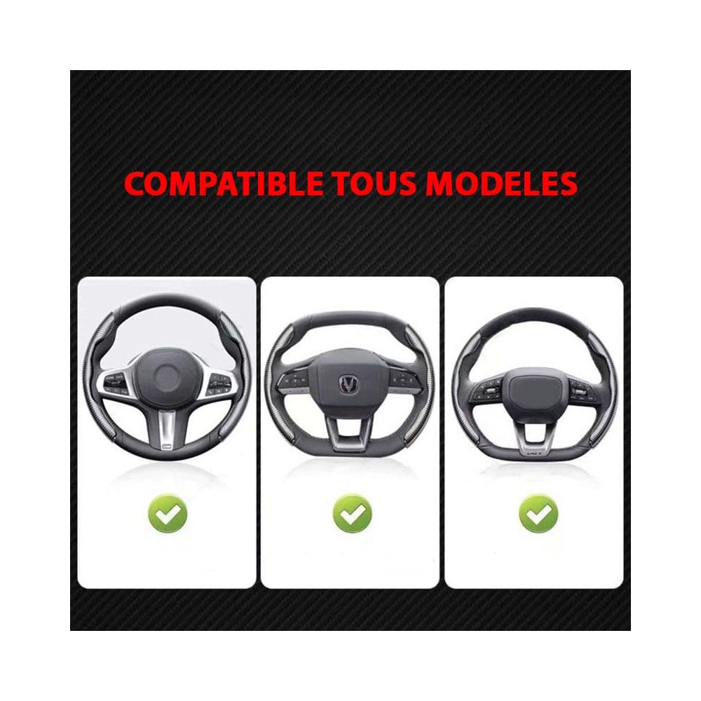 COUVRE VOLANT NOIR FIBRE DE CARBONE POUR HONDA MUGEN POWER | WRC Rally Mega.Store