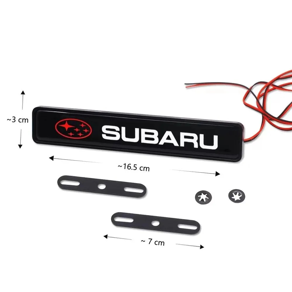SIGLE LUMINEUX POUR CALANDRE SUBARU | WRC Rally Mega.Store