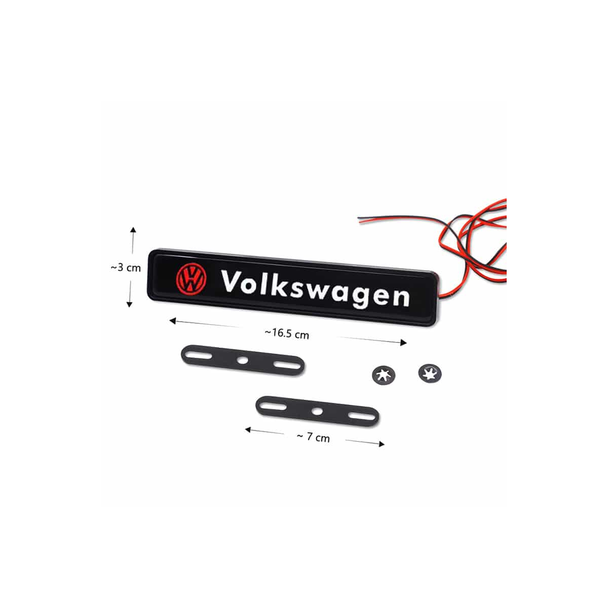 SIGLE LUMINEUX POUR CALANDRE VOLKSWAGEN | WRC Rally Mega.Store