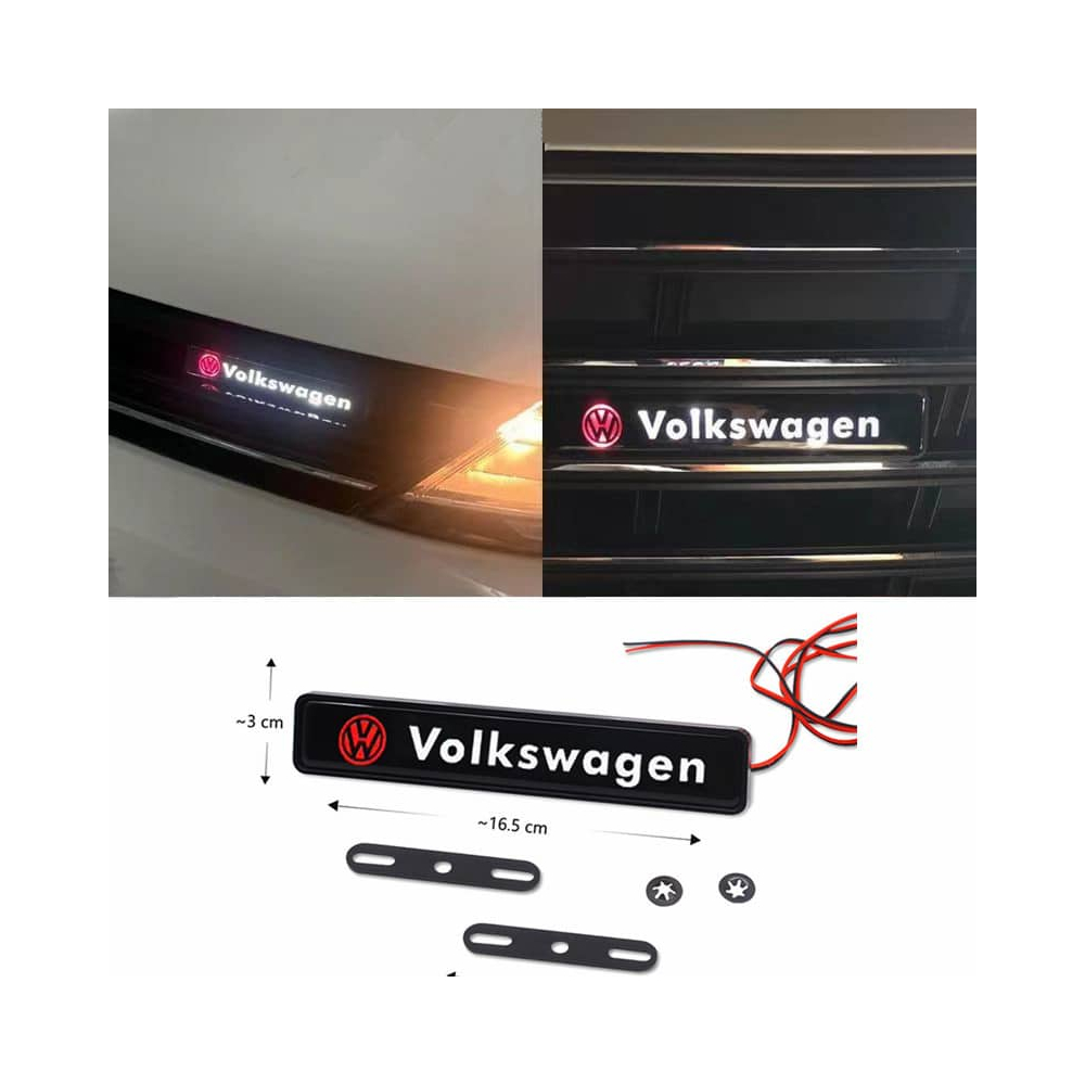 SIGLE LUMINEUX POUR CALANDRE VOLKSWAGEN | WRC Rally Mega.Store