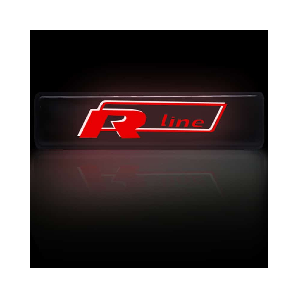 SIGLE LUMINEUX POUR CALANDRE VOLKSWAGEN R LINE | WRC Rally Mega.Store