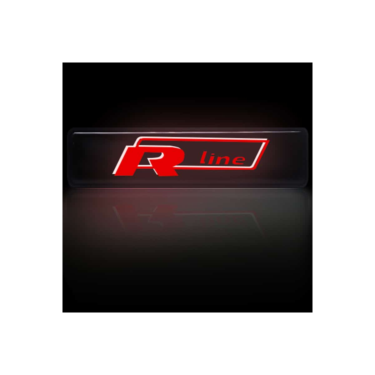 SIGLE LUMINEUX POUR CALANDRE VOLKSWAGEN R LINE | WRC Rally Mega.Store