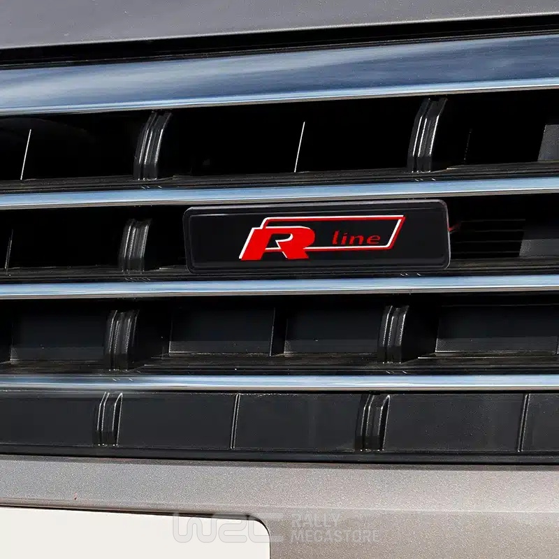 SIGLE LUMINEUX POUR CALANDRE VOLKSWAGEN R LINE | WRC Rally Mega.Store