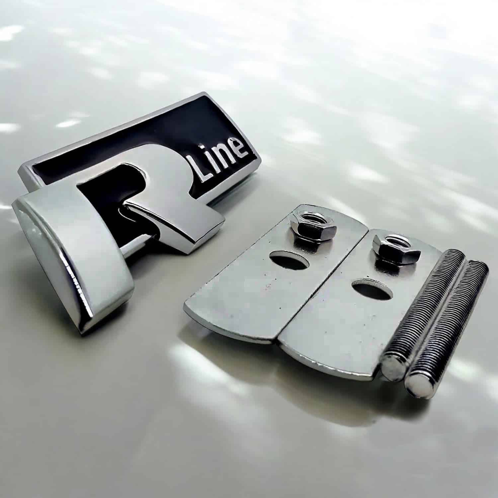 EMBLEME POUR CALANDRE VOLKSWAGEN R LINE | WRC Rally Mega.Store