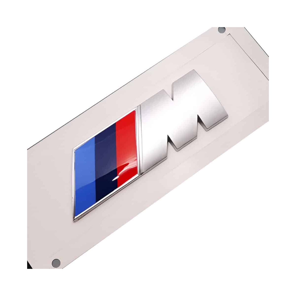 EMBLEME LOGO AUTOCOLLANT BMW M ARGENT MAT | WRC Rally Mega.Store