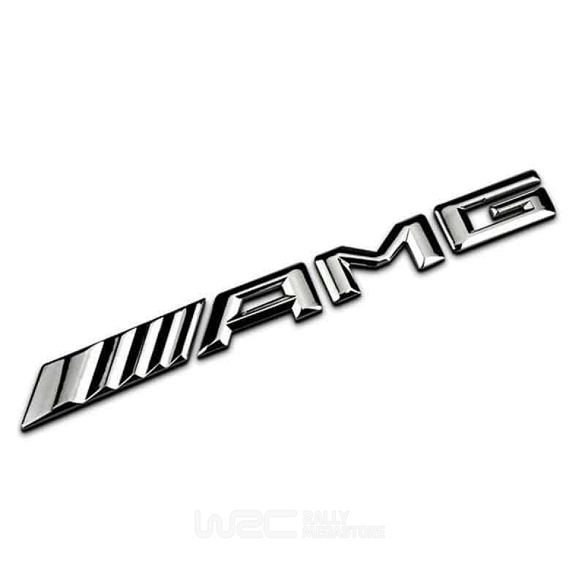 EMBLEME LOGO AUTOCOLLANT AMG CHROME POUR MERCEDES | WRC Rally Mega.Store