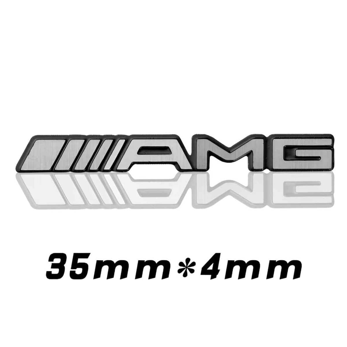 EMBLEME LOGO AUTOCOLLANT AMG GRIS POUR VOLANT MERCEDES | WRC Rally Mega.Store