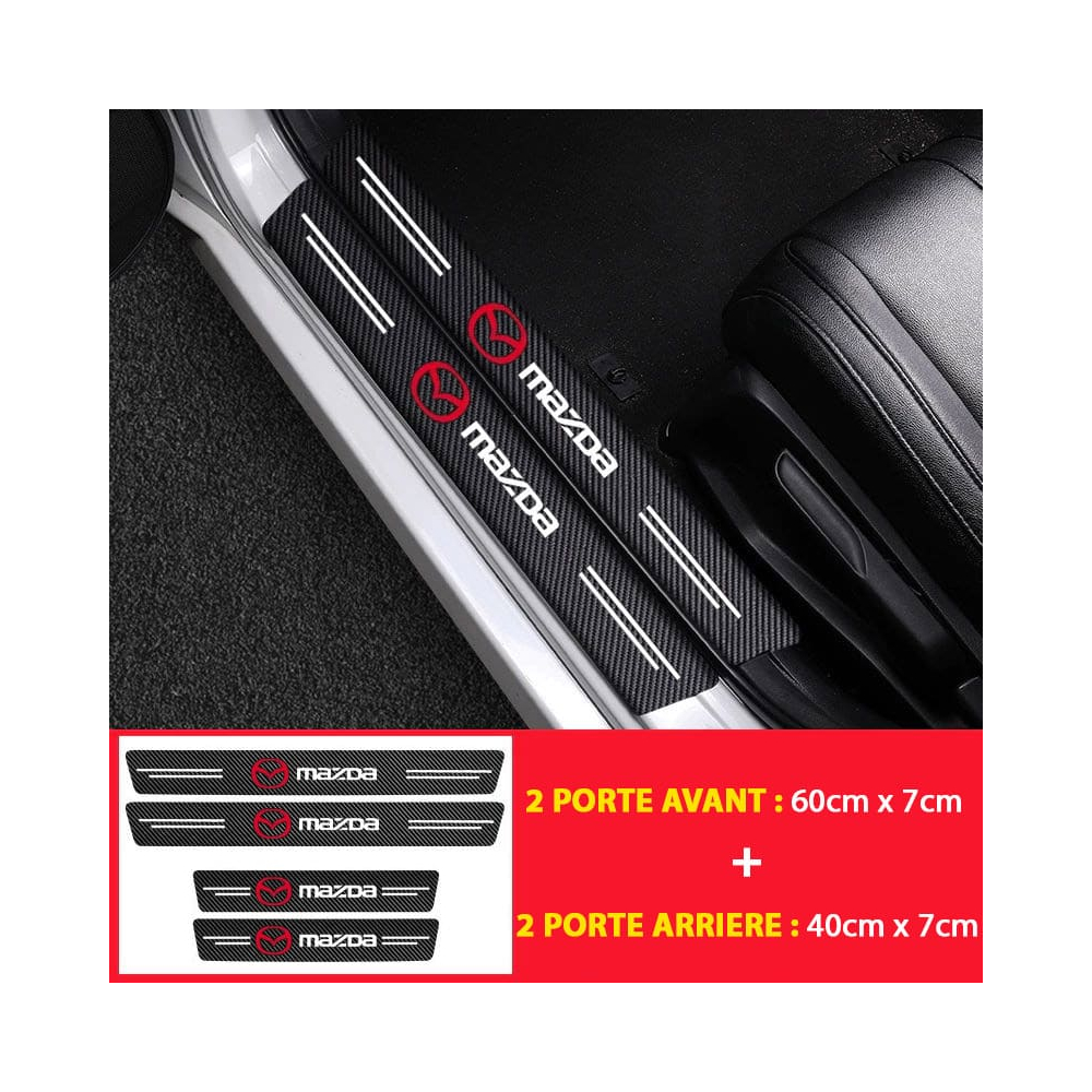 FILM PROTECTION AUTOCOLLANT POUR SEUIL DE PORTE MAZDA | WRC Rally Mega.Store