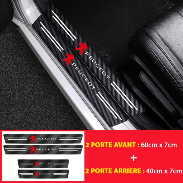 FILM PROTECTION AUTOCOLLANT POUR SEUIL DE PORTE PEUGEOT | WRC Rally Mega.Store