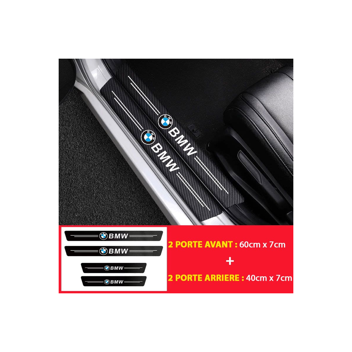 Film Protection Autocollant pour Seuil Porte BMW - 14,99 €