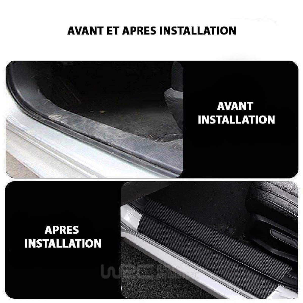 FILM PROTECTION AUTOCOLLANT POUR SEUIL DE PORTE VOLKSWAGEN | WRC Rally Mega.Store