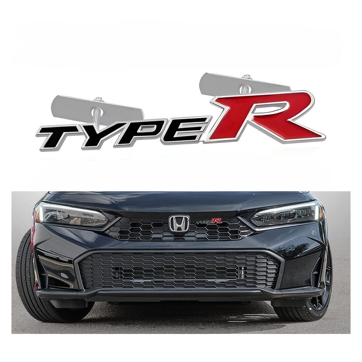 EMBLEME POUR CALANDRE HONDA TYPE R | WRC Rally Mega.Store