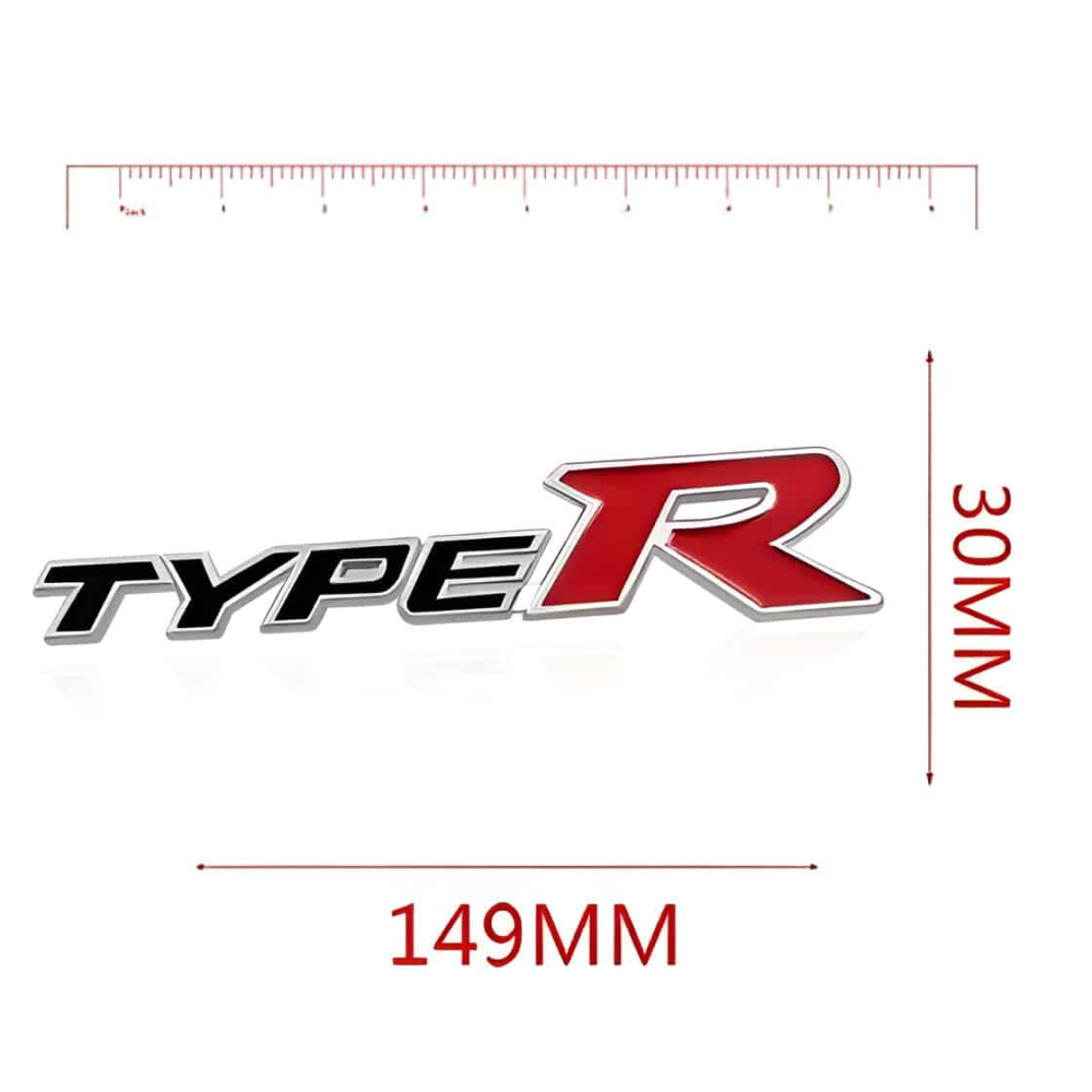 EMBLEME POUR CALANDRE HONDA TYPE R | WRC Rally Mega.Store