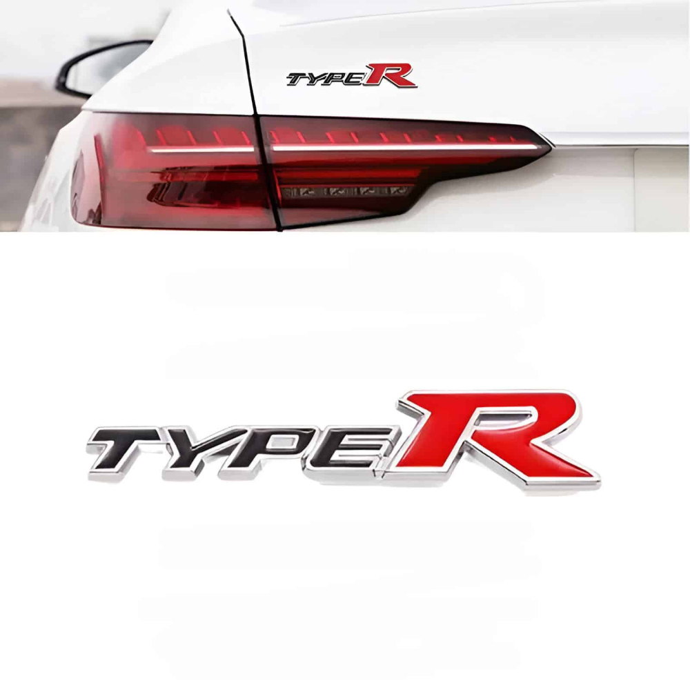 EMBLEME LOGO AUTOCOLLANT TYPE R POUR HONDA | WRC Rally Mega.Store