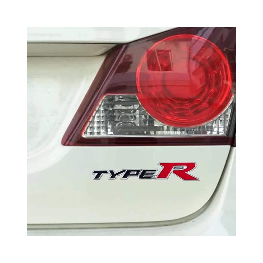 EMBLEME LOGO AUTOCOLLANT TYPE R POUR HONDA | WRC Rally Mega.Store