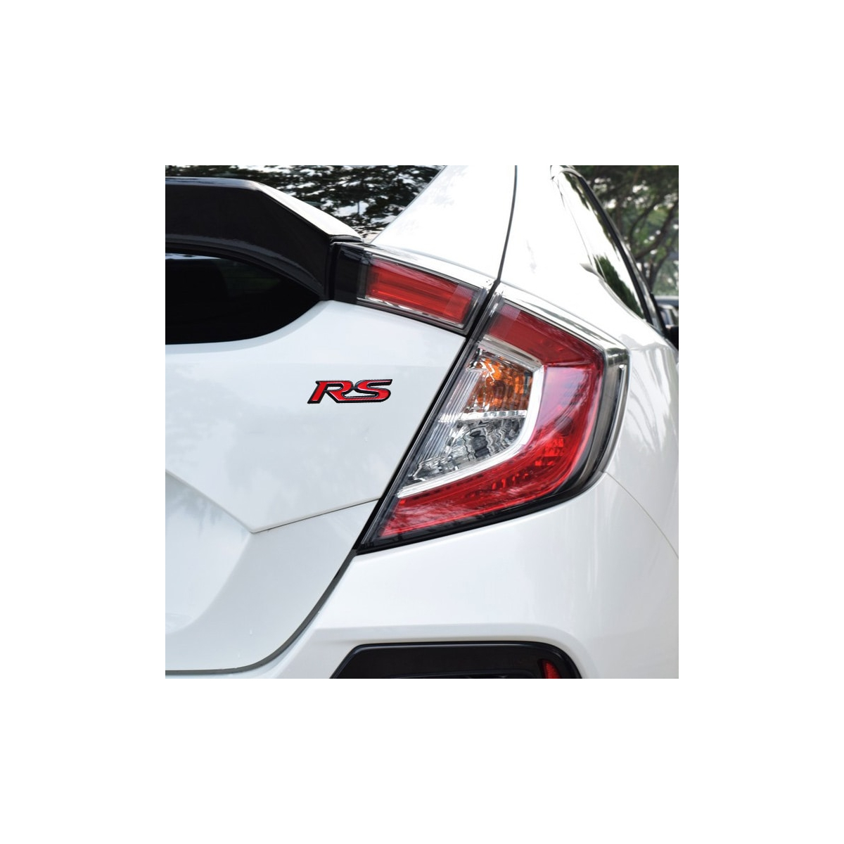 EMBLEME LOGO AUTOCOLLANT RS POUR HONDA | WRC Rally Mega.Store