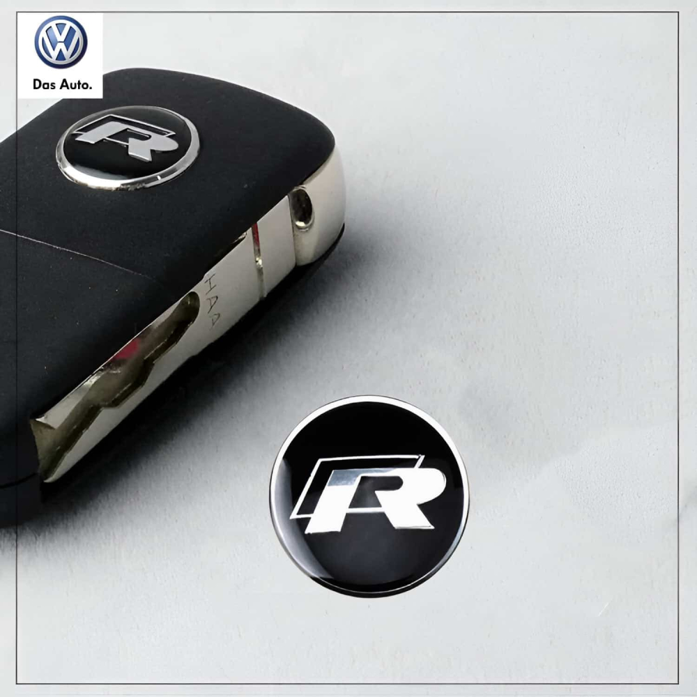EMBLEME LOGO AUTOCOLLANT R POUR CLES VOLKSWAGEN | WRC Rally Mega.Store