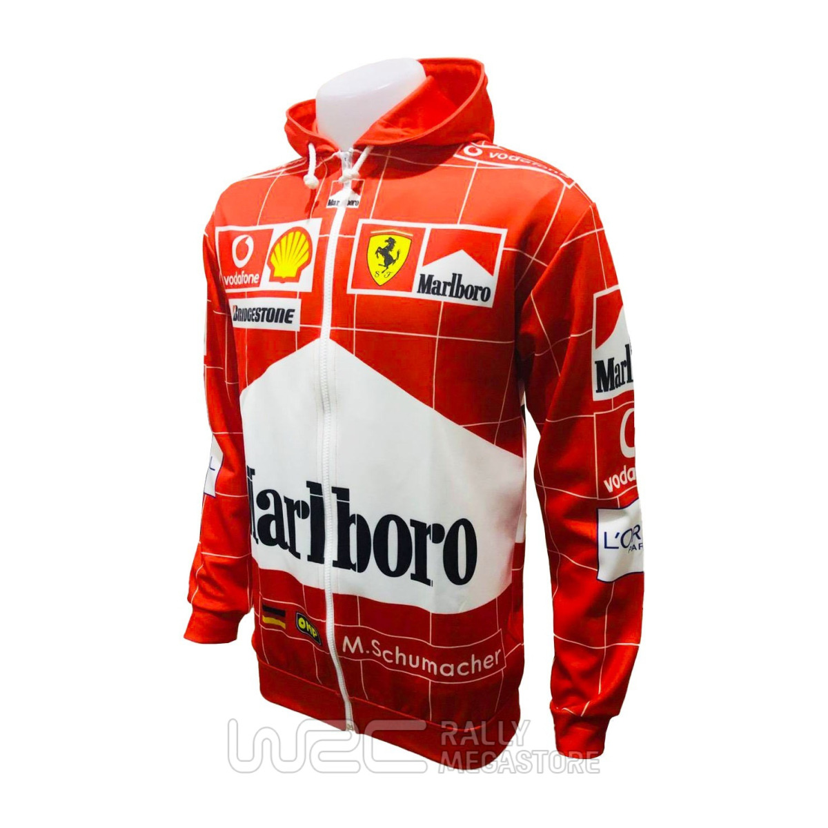 HOODIE FERRARI MARLBORO SCHUMACHER F1 | WRC Rally Mega.Store