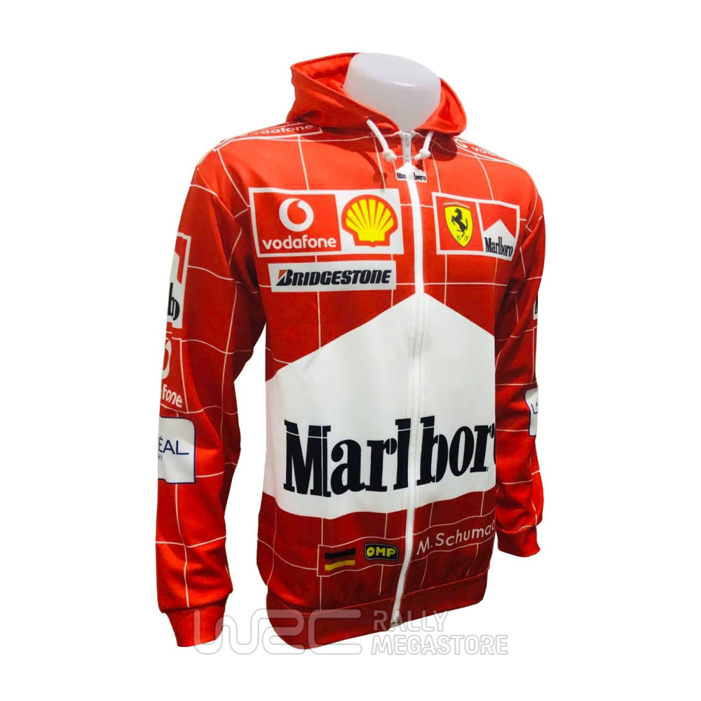 HOODIE FERRARI MARLBORO SCHUMACHER F1 | WRC Rally Mega.Store