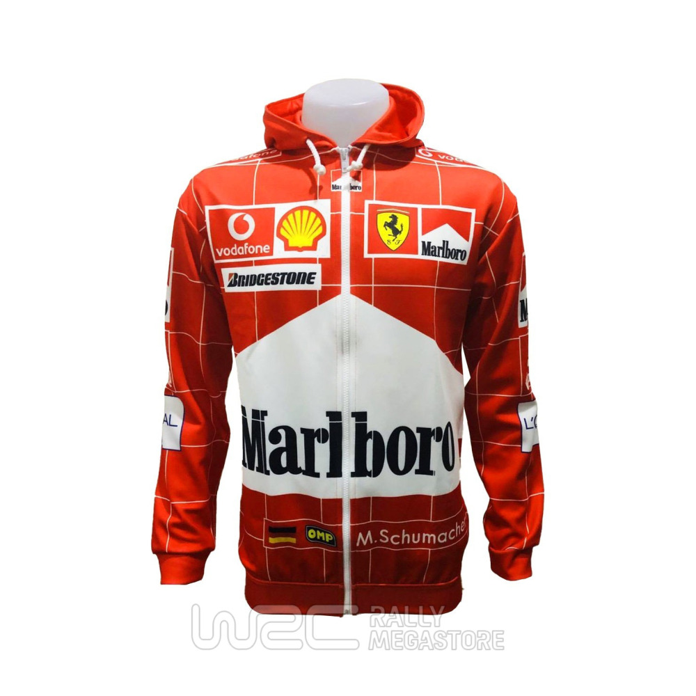 HOODIE FERRARI MARLBORO SCHUMACHER F1 | WRC Rally Mega.Store