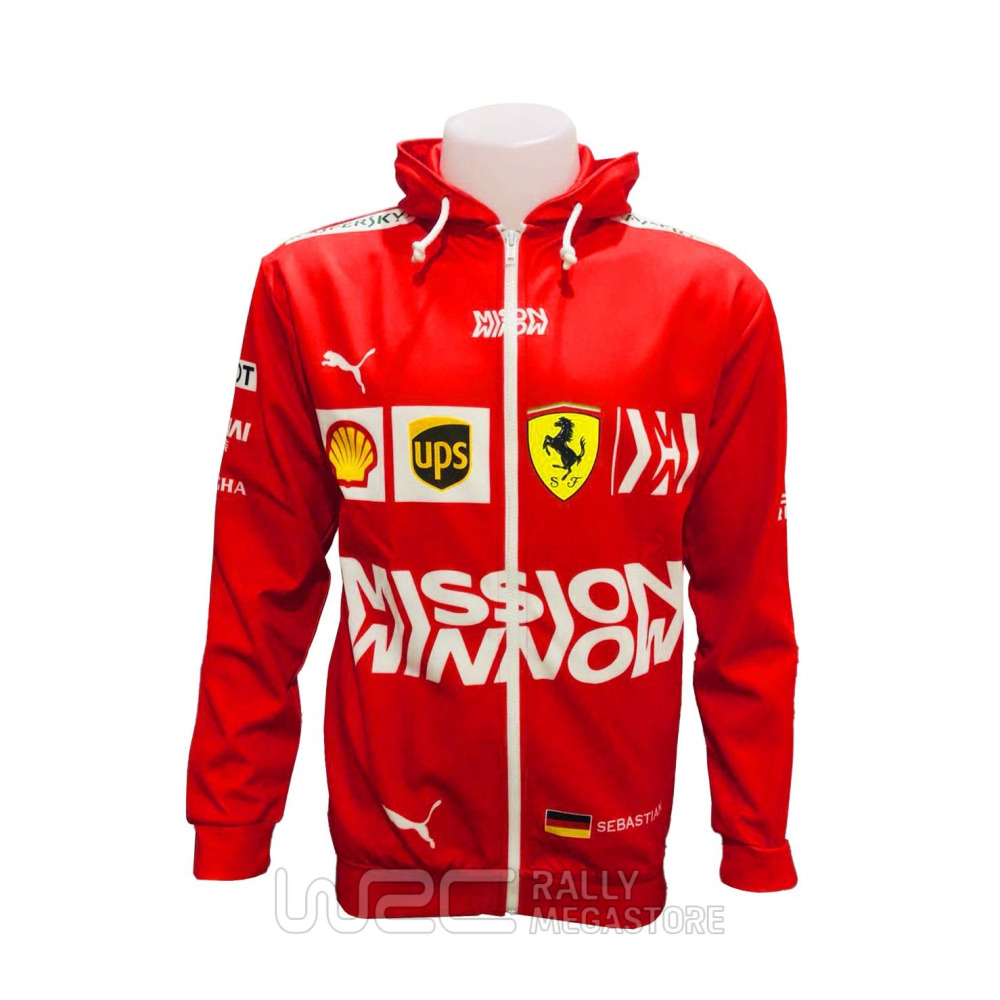 HOODIE FERRARI MISSION WINNOW F1 | WRC Rally Mega.Store
