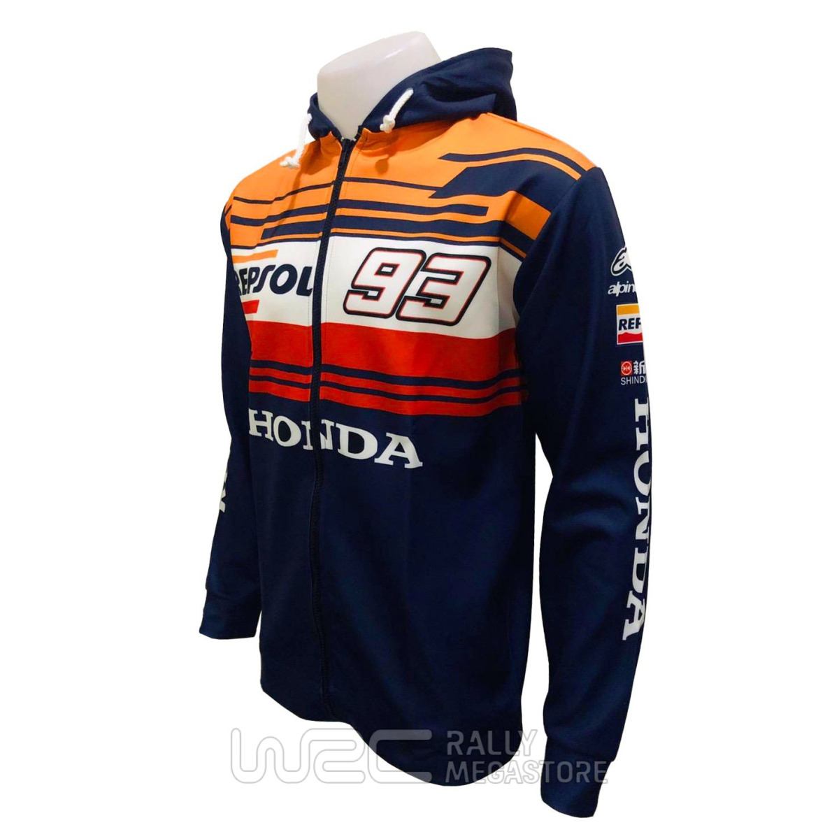 HOODIE REPSOL HONDA TEAM MOTO GP MARC MARQUEZ 93 | WRC Rally Mega.Store