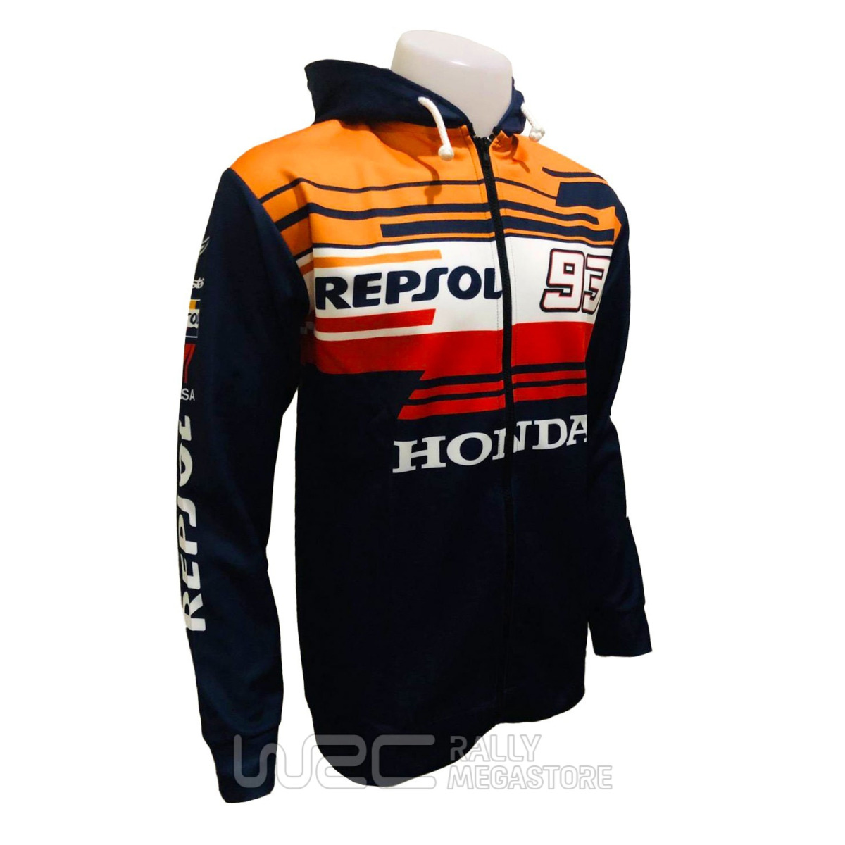 HOODIE REPSOL HONDA TEAM MOTO GP MARC MARQUEZ 93 | WRC Rally Mega.Store