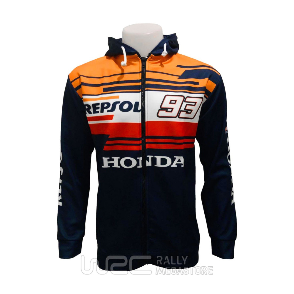 HOODIE REPSOL HONDA TEAM MOTO GP MARC MARQUEZ 93 | WRC Rally Mega.Store