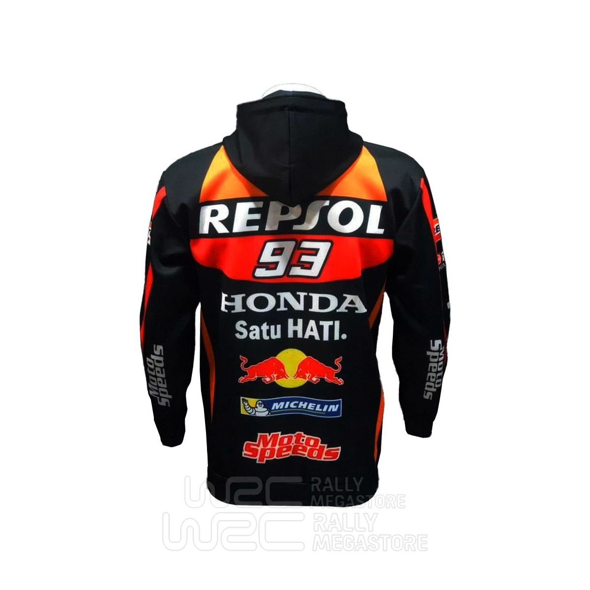 HOODIE REPSOL HONDA TEAM MOTO GP MARC MARQUEZ 93 | WRC Rally Mega.Store