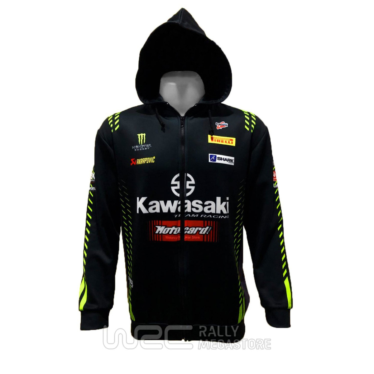 HOODIE KAWASAKI RACING TEAM WSBK | WRC Rally Mega.Store