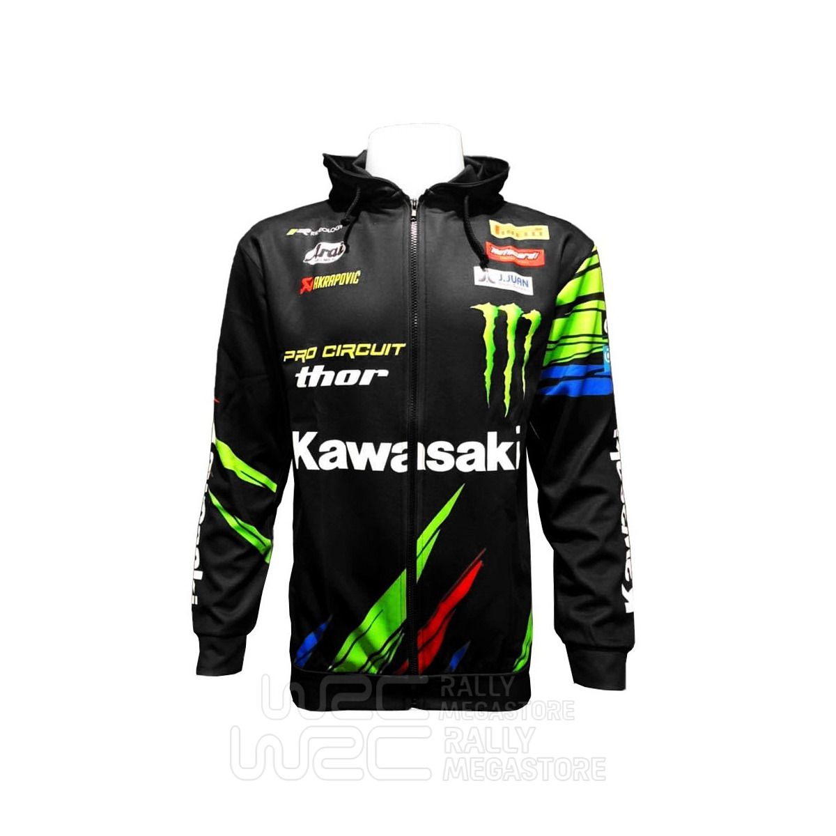 HOODIE KAWASAKI RACING TEAM WSBK | WRC Rally Mega.Store