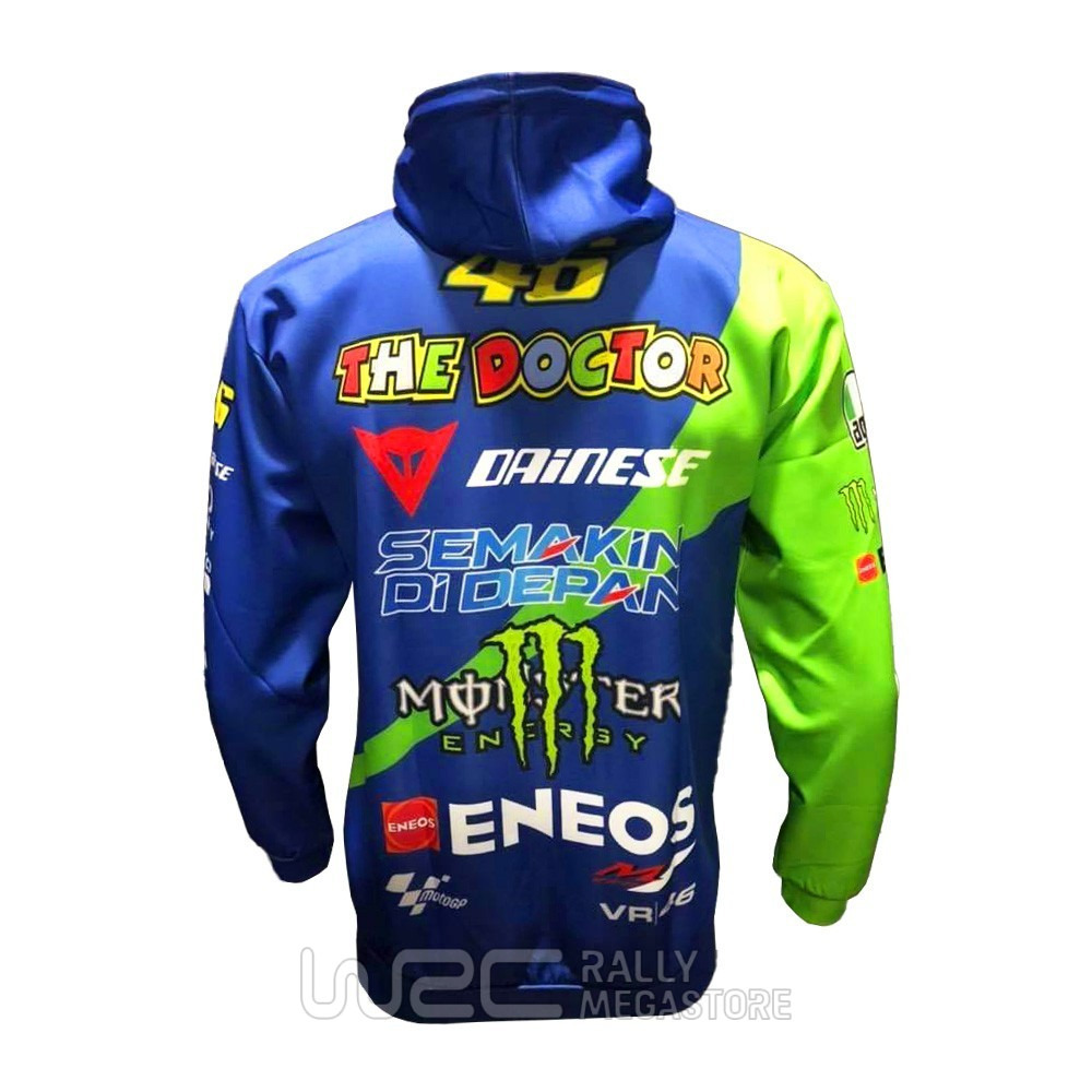 HOODIE VR46 RACING TEAM VALENTINO ROSSI 46 MOTO GP | WRC Rally Mega.Store