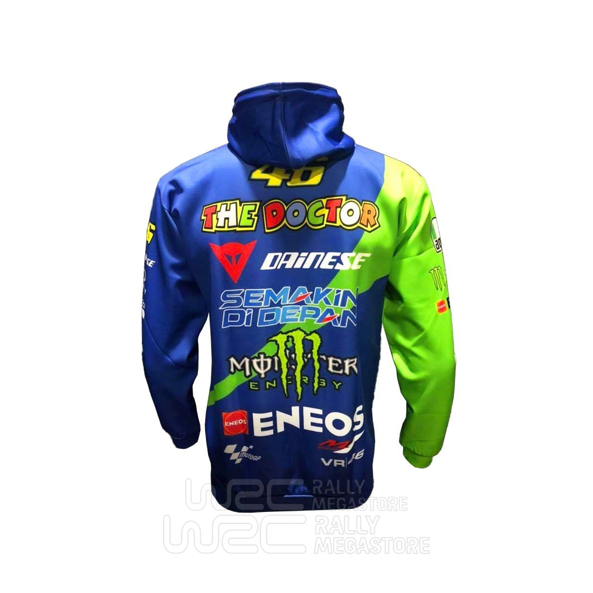 HOODIE VR46 RACING TEAM VALENTINO ROSSI 46 MOTO GP | WRC Rally Mega.Store