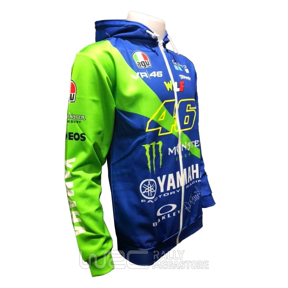HOODIE VR46 RACING TEAM VALENTINO ROSSI 46 MOTO GP | WRC Rally Mega.Store