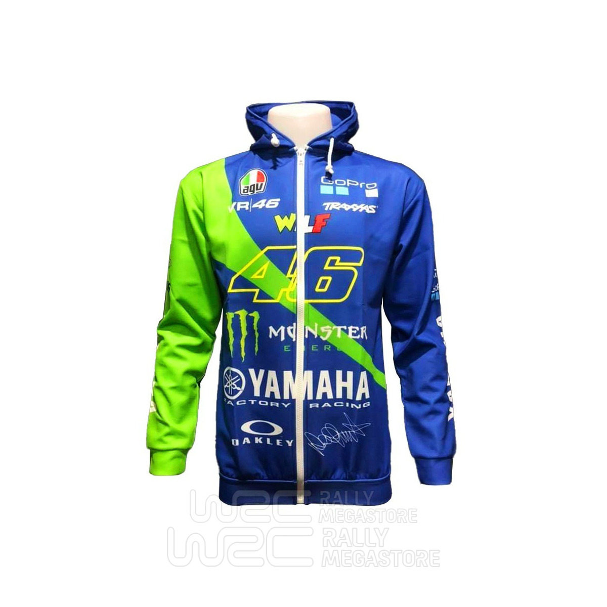 HOODIE VR46 RACING TEAM VALENTINO ROSSI 46 MOTO GP | WRC Rally Mega.Store