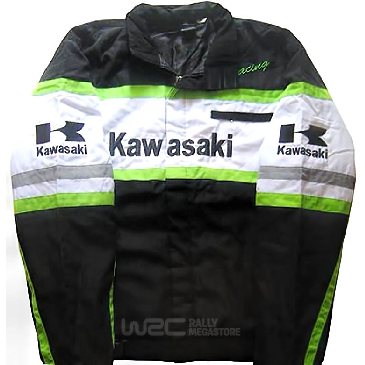 BLOUSON KAWASAKI NOIR ET BLANC | WRC Rally Mega.Store