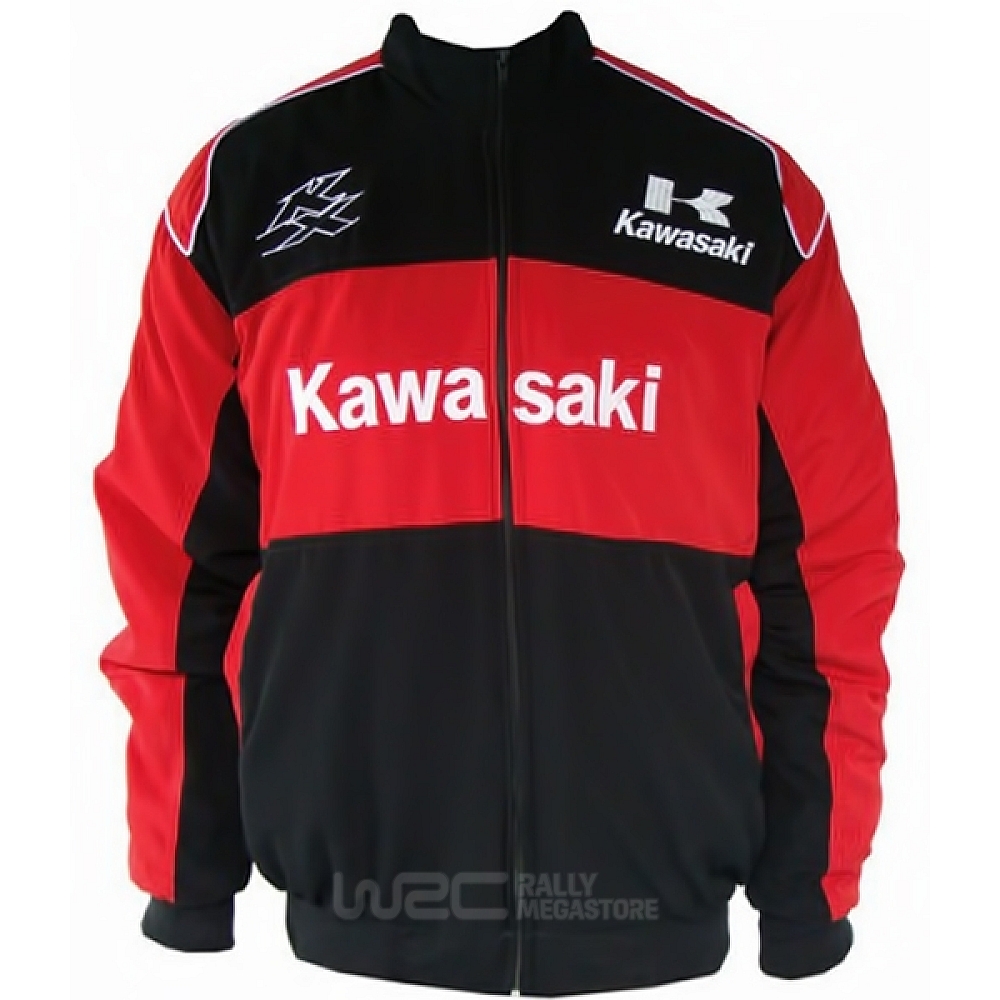 BLOUSON KAWASAKI NOIR ET ROUGE | WRC Rally Mega.Store