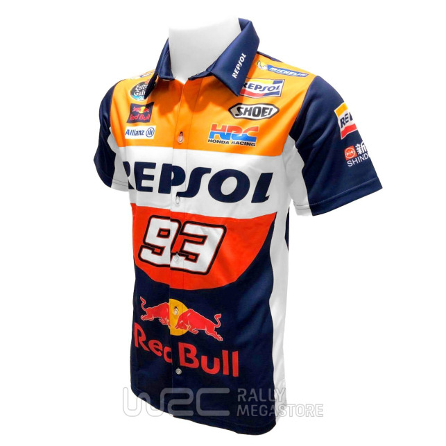 CHEMISE REPSOL HONDA TEAM MOTO GP MARC MARQUEZ 93 | WRC Rally Mega.Store