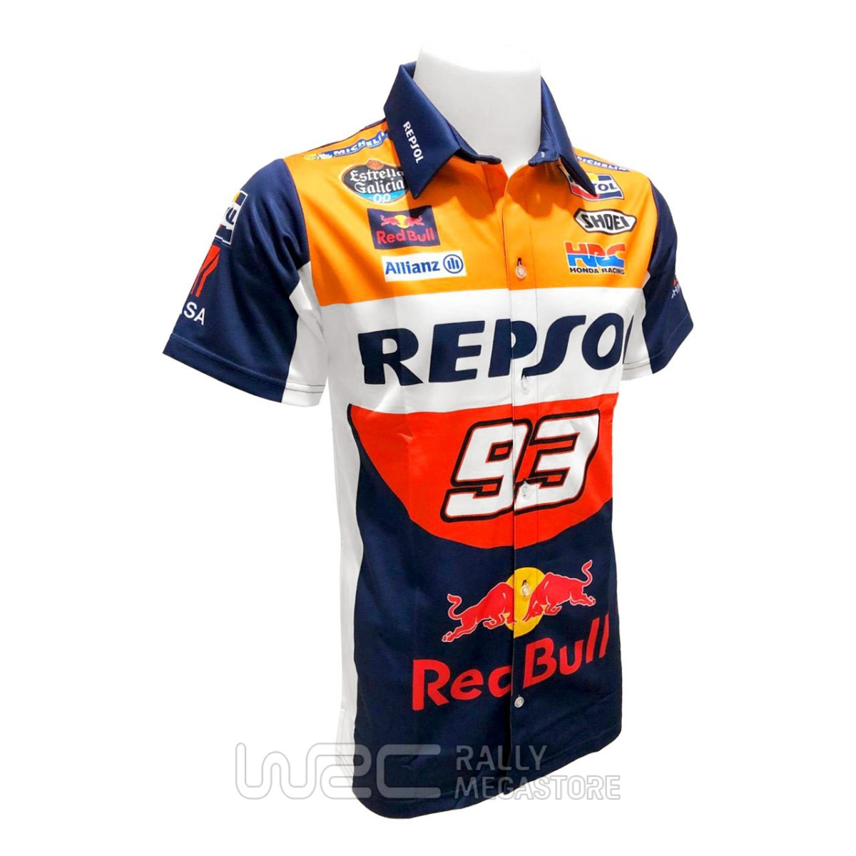 CHEMISE REPSOL HONDA TEAM MOTO GP MARC MARQUEZ 93 | WRC Rally Mega.Store