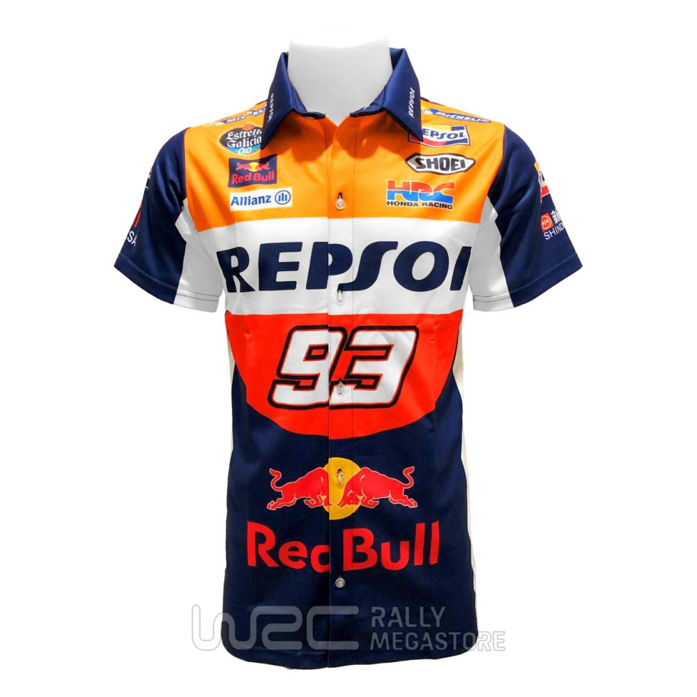 CHEMISE REPSOL HONDA TEAM MOTO GP MARC MARQUEZ 93 | WRC Rally Mega.Store