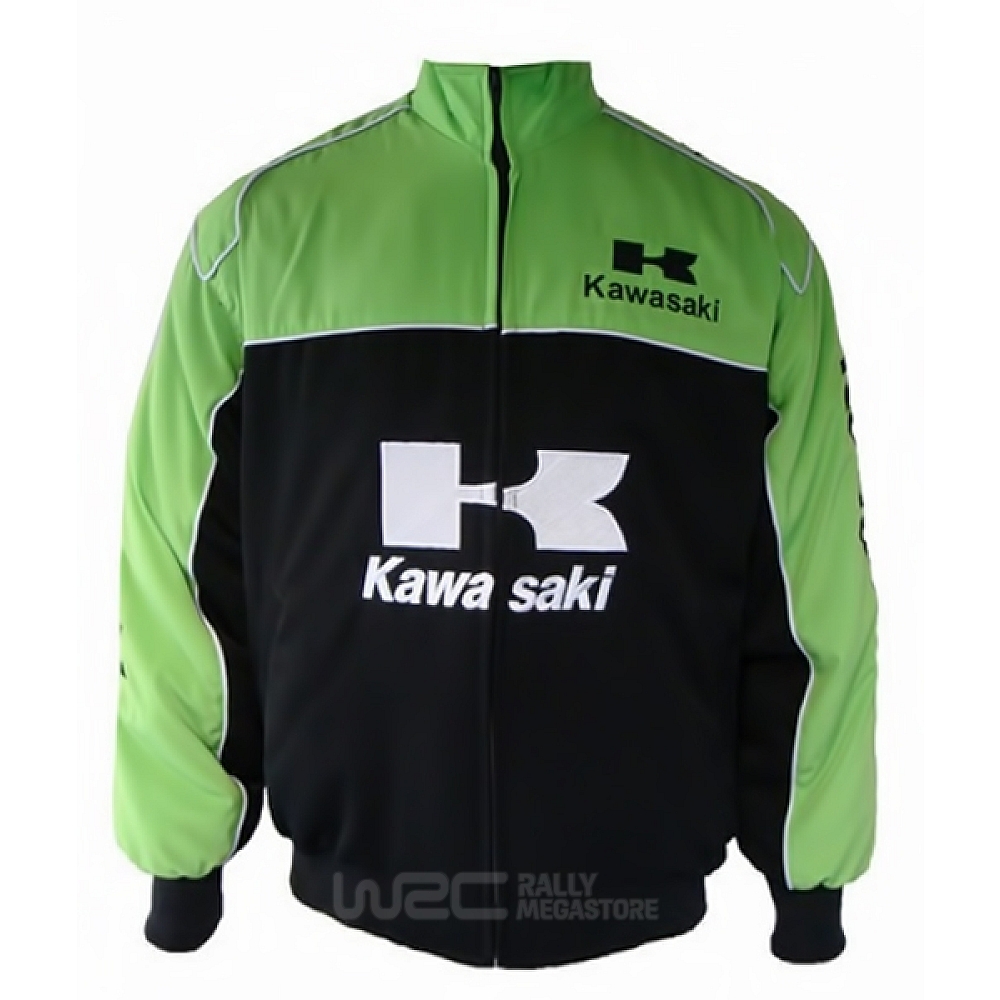 BLOUSON KAWASAKI VERT ET NOIR | WRC Rally Mega.Store