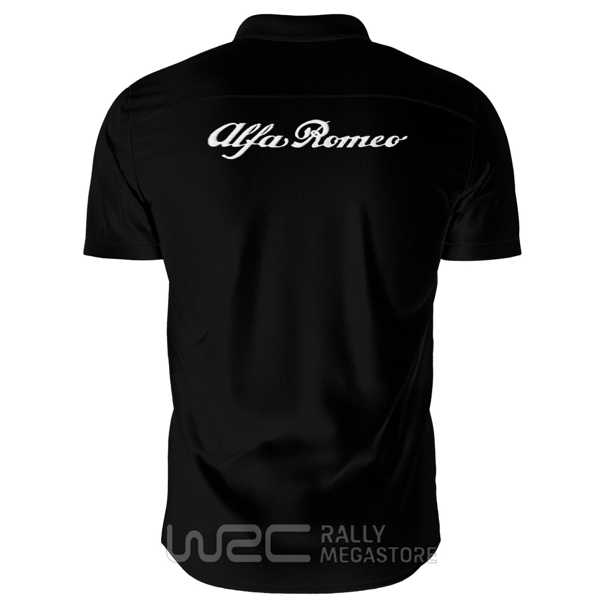 CHEMISE ALFA ROMEO BLACK WHITE